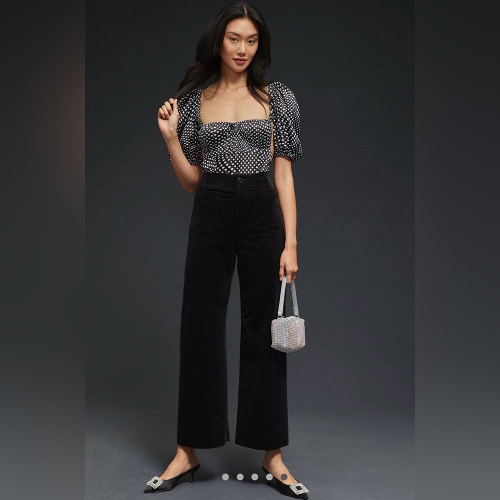 Anthropologie Collette cropped pant corduroy